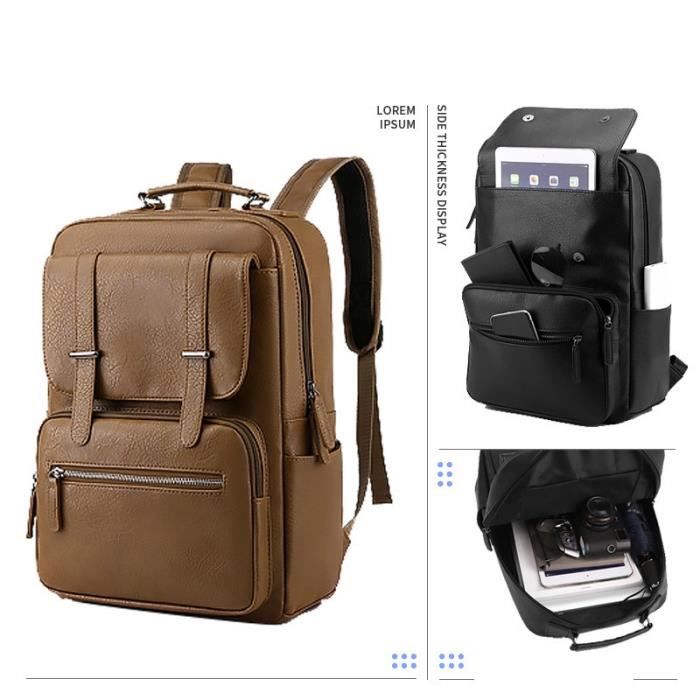 Sac à dos en cuir PU